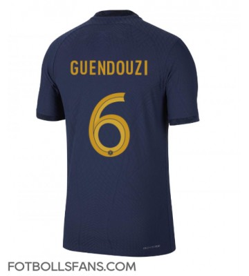 Frankrike Matteo Guendouzi #6 Replika Hemmatröja VM 2022 Kortärmad